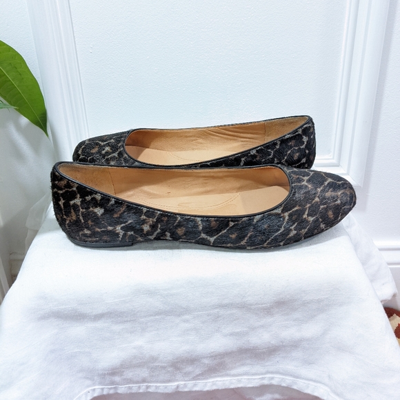 Kenneth Cole New York Shoes - Leather cheatah print flats by Kenneth Cole